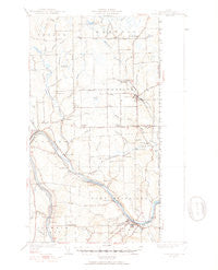 Fort Fairfield Maine Historical topographic map, 1:62500 scale, 15 X 15 Minute, Year 1951