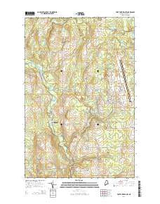 Fort Fairfield NW Maine Current topographic map, 1:24000 scale, 7.5 X 7.5 Minute, Year 2014