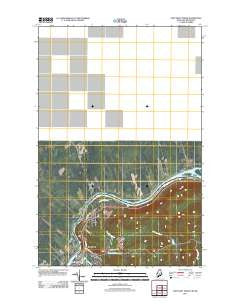 Fort Kent North Maine Historical topographic map, 1:24000 scale, 7.5 X 7.5 Minute, Year 2011