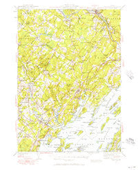 Freeport Maine Historical topographic map, 1:62500 scale, 15 X 15 Minute, Year 1941