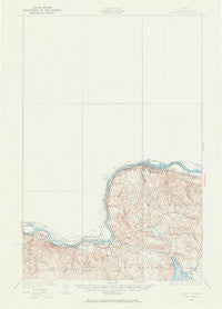 Frenchville Maine Historical topographic map, 1:62500 scale, 15 X 15 Minute, Year 1932