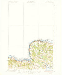 Frenchville Maine Historical topographic map, 1:62500 scale, 15 X 15 Minute, Year 1935
