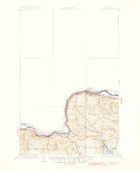 Frenchville Maine Historical topographic map, 1:62500 scale, 15 X 15 Minute, Year 1935