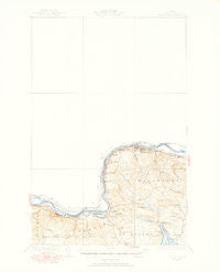 Frenchville Maine Historical topographic map, 1:62500 scale, 15 X 15 Minute, Year 1935