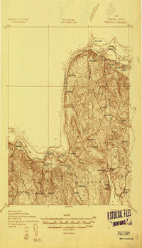 Frenchville Maine Historical topographic map, 1:48000 scale, 15 X 15 Minute, Year 1932