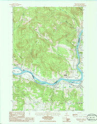 Frenchville Maine Historical topographic map, 1:24000 scale, 7.5 X 7.5 Minute, Year 1986