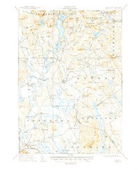 Fryeburg Maine Historical topographic map, 1:62500 scale, 15 X 15 Minute, Year 1911