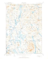 Fryeburg Maine Historical topographic map, 1:62500 scale, 15 X 15 Minute, Year 1909
