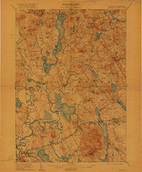 Fryeburg Maine Historical topographic map, 1:62500 scale, 15 X 15 Minute, Year 1911