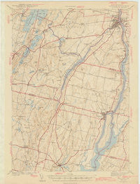 Gardiner Maine Historical topographic map, 1:62500 scale, 15 X 15 Minute, Year 1980