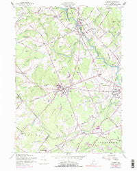 Gorham Maine Historical topographic map, 1:24000 scale, 7.5 X 7.5 Minute, Year 1957