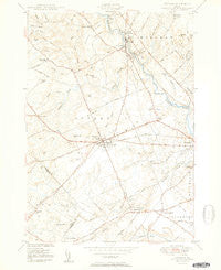 Gorham Maine Historical topographic map, 1:24000 scale, 7.5 X 7.5 Minute, Year 1950