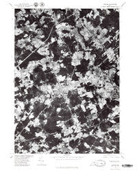 Gorham Maine Historical topographic map, 1:24000 scale, 7.5 X 7.5 Minute, Year 1975