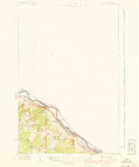 Grand Isle Maine Historical topographic map, 1:62500 scale, 15 X 15 Minute, Year 1940