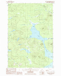 Grand Lake Seboeis Maine Historical topographic map, 1:24000 scale, 7.5 X 7.5 Minute, Year 1985