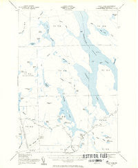 Grant Farm Maine Historical topographic map, 1:62500 scale, 15 X 15 Minute, Year 1954