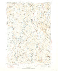 Gray Maine Historical topographic map, 1:62500 scale, 15 X 15 Minute, Year 1944