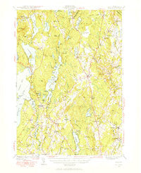 Gray Maine Historical topographic map, 1:62500 scale, 15 X 15 Minute, Year 1942