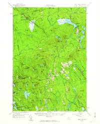 Great Pond Maine Historical topographic map, 1:62500 scale, 15 X 15 Minute, Year 1957
