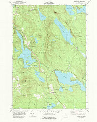 Green Lake Maine Historical topographic map, 1:24000 scale, 7.5 X 7.5 Minute, Year 1982