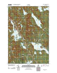Green Lake Maine Historical topographic map, 1:24000 scale, 7.5 X 7.5 Minute, Year 2011