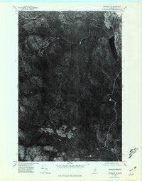 Greenlaw NE Maine Historical topographic map, 1:24000 scale, 7.5 X 7.5 Minute, Year 1975