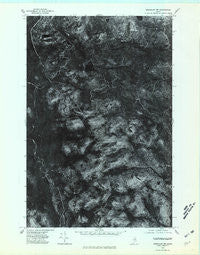 Greenlaw NW Maine Historical topographic map, 1:24000 scale, 7.5 X 7.5 Minute, Year 1975