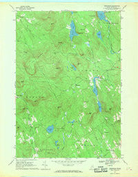 Greenwood Maine Historical topographic map, 1:24000 scale, 7.5 X 7.5 Minute, Year 1967