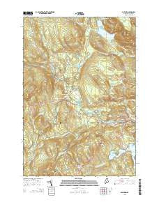 Guilford Maine Current topographic map, 1:24000 scale, 7.5 X 7.5 Minute, Year 2014