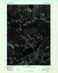 Guilford SE Maine Historical topographic map, 1:24000 scale, 7.5 X 7.5 Minute, Year 1975