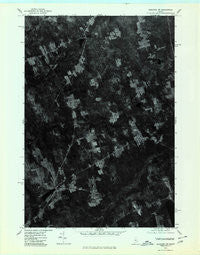 Guilford SW Maine Historical topographic map, 1:24000 scale, 7.5 X 7.5 Minute, Year 1975