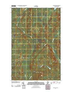 Hafey Pond Maine Historical topographic map, 1:24000 scale, 7.5 X 7.5 Minute, Year 2011