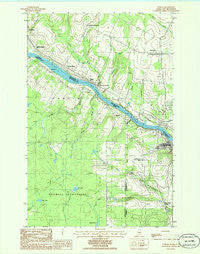 Hamlin Maine Historical topographic map, 1:24000 scale, 7.5 X 7.5 Minute, Year 1986