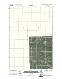 Hardwood Mountain OE W Maine Historical topographic map, 1:24000 scale, 7.5 X 7.5 Minute, Year 2011