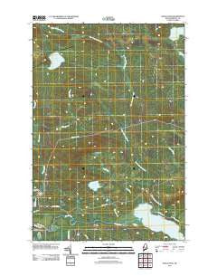 Heald Pond Maine Historical topographic map, 1:24000 scale, 7.5 X 7.5 Minute, Year 2011