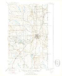 Houlton Maine Historical topographic map, 1:62500 scale, 15 X 15 Minute, Year 1951