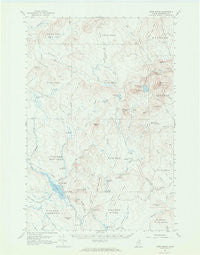 Howe Brook Maine Historical topographic map, 1:62500 scale, 15 X 15 Minute, Year 1965