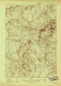Howe Brook Maine Historical topographic map, 1:48000 scale, 15 X 15 Minute, Year 1935