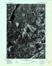 Indian Pond South Maine Historical topographic map, 1:24000 scale, 7.5 X 7.5 Minute, Year 1977