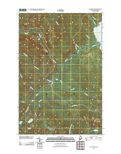 Island Pond Maine Historical topographic map, 1:24000 scale, 7.5 X 7.5 Minute, Year 2011