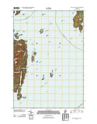 Isle Au Haut East Maine Historical topographic map, 1:24000 scale, 7.5 X 7.5 Minute, Year 2011