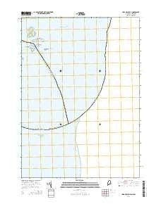 Isles of Shoals Maine Current topographic map, 1:24000 scale, 7.5 X 7.5 Minute, Year 2014