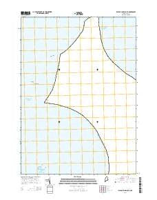Isles of Shoals OE N Maine Current topographic map, 1:24000 scale, 7.5 X 7.5 Minute, Year 2014