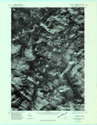 Jackson Mountain Maine Historical topographic map, 1:24000 scale, 7.5 X 7.5 Minute, Year 1977