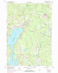 Jefferson Maine Historical topographic map, 1:24000 scale, 7.5 X 7.5 Minute, Year 1965