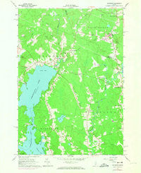 Jefferson Maine Historical topographic map, 1:24000 scale, 7.5 X 7.5 Minute, Year 1965
