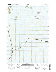 Johns Island Maine Current topographic map, 1:24000 scale, 7.5 X 7.5 Minute, Year 2014