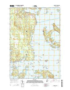 Jonesport Maine Current topographic map, 1:24000 scale, 7.5 X 7.5 Minute, Year 2014