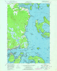 Jonesport Maine Historical topographic map, 1:24000 scale, 7.5 X 7.5 Minute, Year 1948