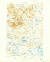 Katahdin Maine Historical topographic map, 1:62500 scale, 15 X 15 Minute, Year 1930